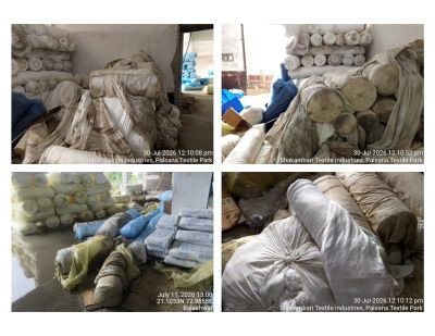 Damaged Stock of fabric and yarn stock items